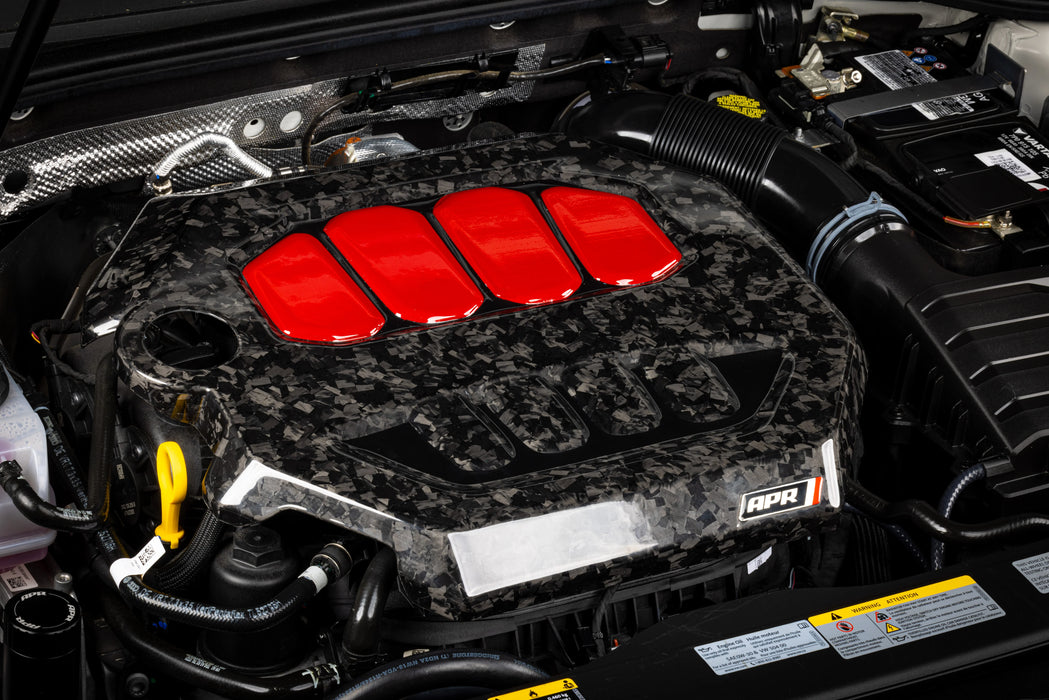 APR Forged Carbon Fiber Engine Cover for Volkswagen MK8 GTI, Golf R and Audi 8Y S3 - FAS Tuning