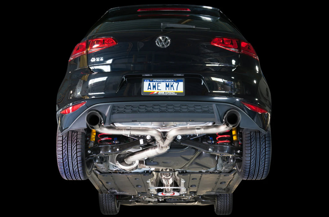 AWE Tuning Track Edition Exhaust Fits 2015–2017 VW MK7 GTI - FAS Tuning
