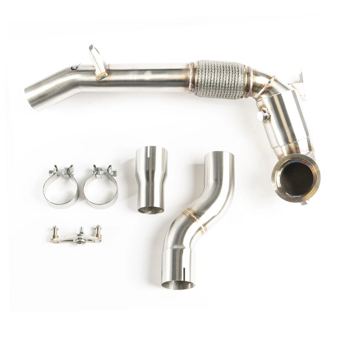 CTS Turbo EVO4 High Flow Catted Downpipe for Volkswagen MK8/MK8.5 GTI (2022+) - FAS Tuning
