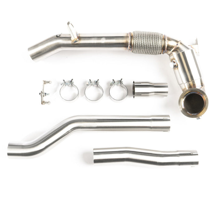 CTS Turbo EVO4 High Flow Catted Downpipe for Volkswagen MK8/MK8.5 Golf R and Audi 8Y/8Y.2 S3 (2022+) - FAS Tuning