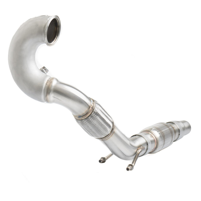 CTS Turbo Downpipe with High Flow Cat for Volkswagen MK7/MK7.5 GTI - FAS Tuning