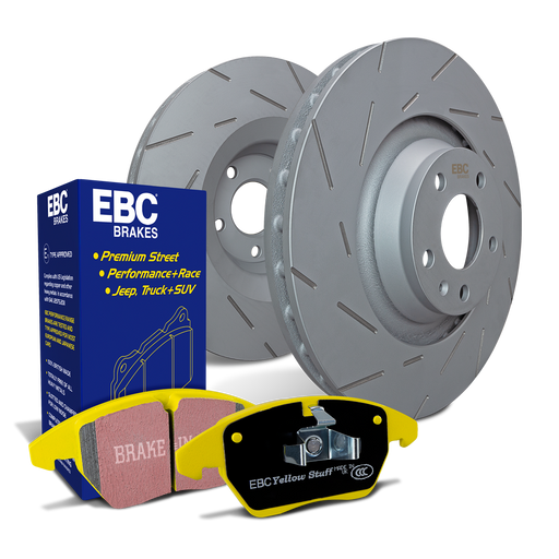 EBC S9K Yellowstuff Pad and USR Rotor Front Kit Audi 8V S3, MK7/MK8 GTI & Golf R - FAS Tuning
