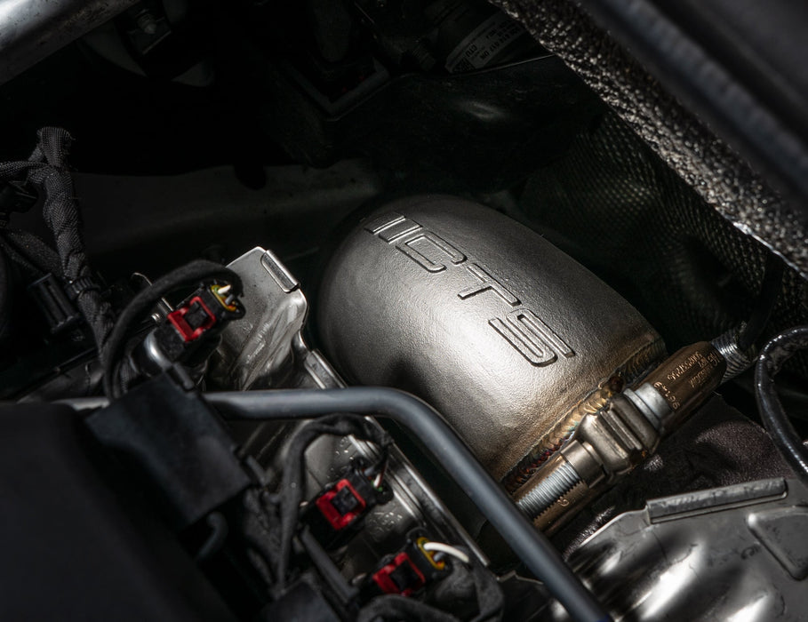 CTS Turbo Downpipe with High Flow Cat for Volkswagen MK7/MK7.5 GTI - FAS Tuning