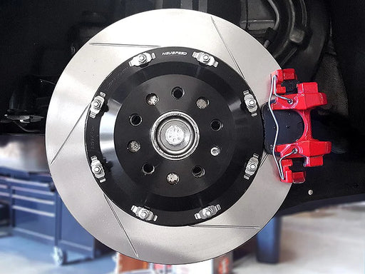 NEUSPEED 350mm 2-Piece Full-Floating Rear Brake Rotor Kit for Volkswagen MK7 Golf R and Audi 8V S3, RS3 - FAS Tuning.webp