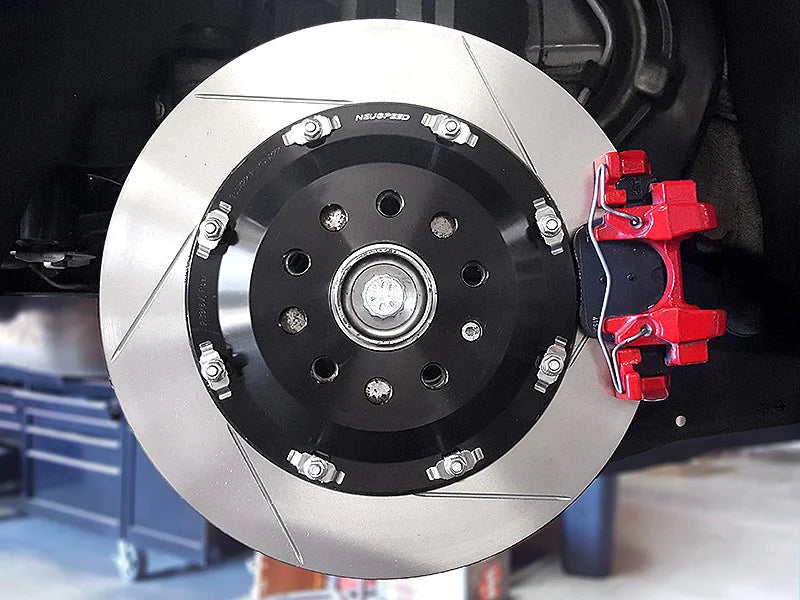 NEUSPEED 350mm 2-Piece Full-Floating Rear Brake Rotor Kit for Volkswagen MK7 Golf R and Audi 8V S3, RS3 - FAS Tuning.webp