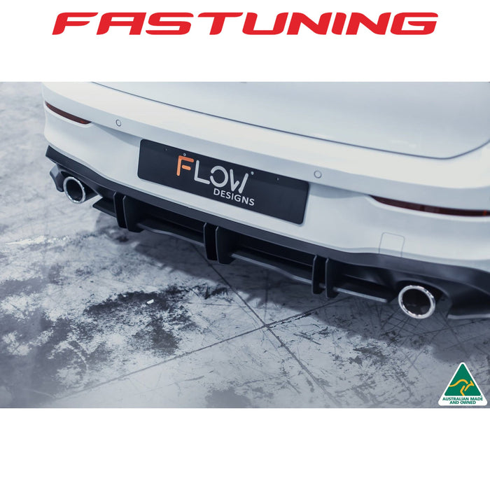 Flow Designs Flow-Lock Rear Diffuser VW MK8 GTI