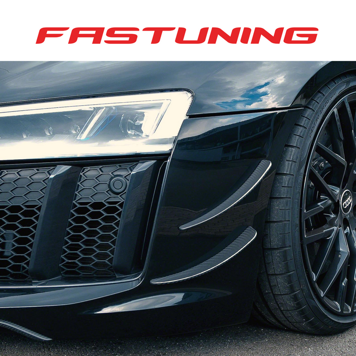 Capristo Carbon Fiber Front Fins Audi 4S R8 - FAS Tuning