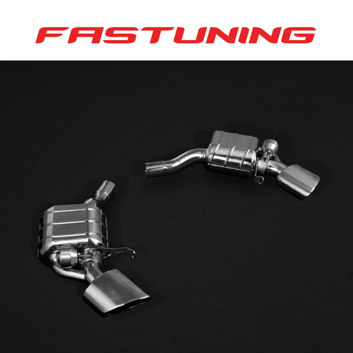 Capristo ECE Valved Exhaust with Mid-Pipes and Oval RS Tips E2P Audi B9 RS5 Coupe - FAS Tuning