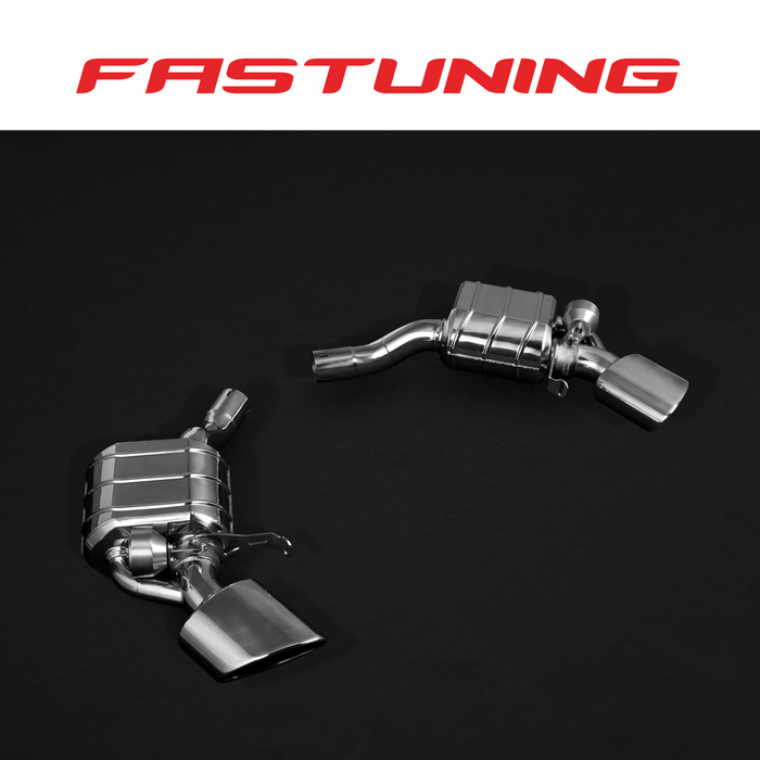 Capristo ECE Valved Exhaust with Mid-Pipes and Oval RS Tips E2P Audi B9 RS5 Coupe - FAS Tuning