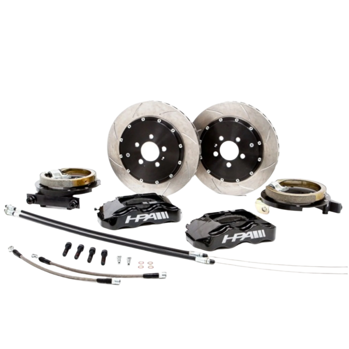 HPA Motorsports 4Piston Aluminum Rear Big Brake Kit VW MK7 GTI/Golf R