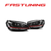 Helix MK7 GTI Style Red Stripe LED Headlights VW MK7 Golf/GTI - FAS Tuning