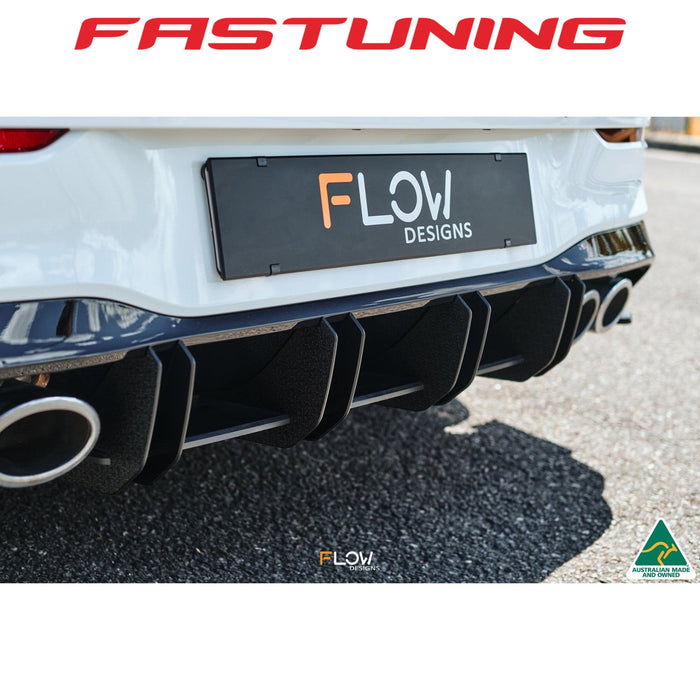 Flow Designs Flow-Lock Rear Diffuser VW MK8 Golf R