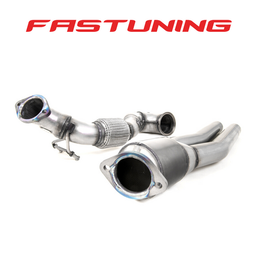 Milltek Large Bore Downpipe and Hi-Flow Sports Cat Audi 8V RS3/8S TTRS - FAS Tuning