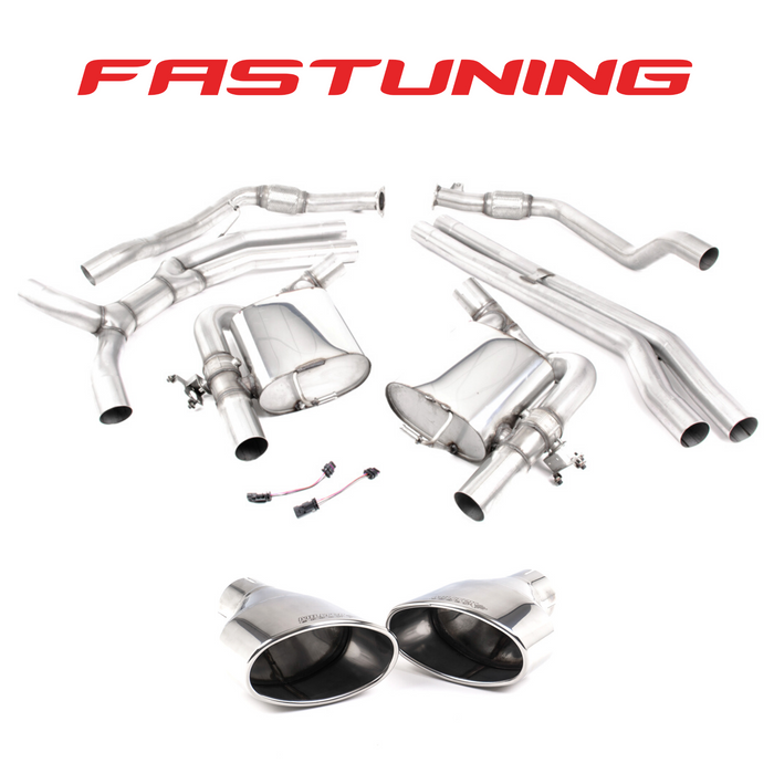 Milltek Valved Non Resonated Catback Exhaust Audi B9 RS5 Coupe - FAS Tuning